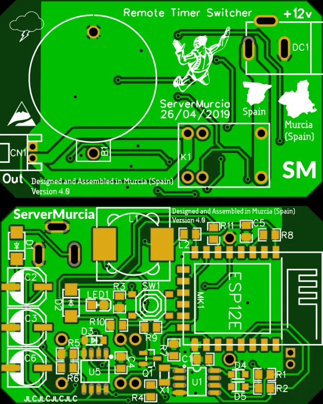 Diseño de las placas del comedero automático con serigrafía de ServerMurcia